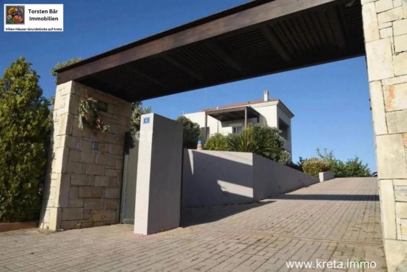 Athanatoi Kreta, Athanatoi, Luxusvilla Meer und Bergblick und Gästewohnung Haus kaufen